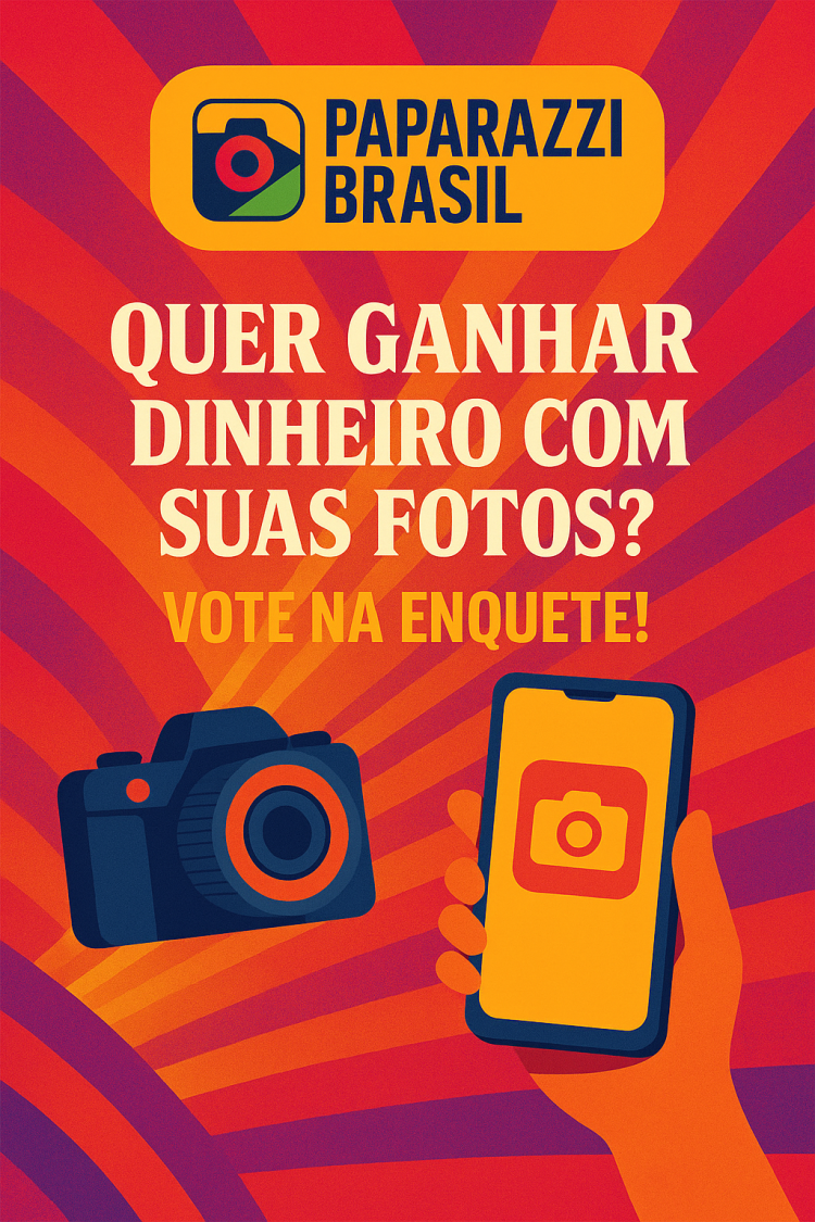 VOCÊ JÁ PENSOU EM LUCRAR COM SUAS FOTOS? A Paparazzi Brasil é a primeira plataforma que conecta seus flagrantes ao mercado jornalistico.