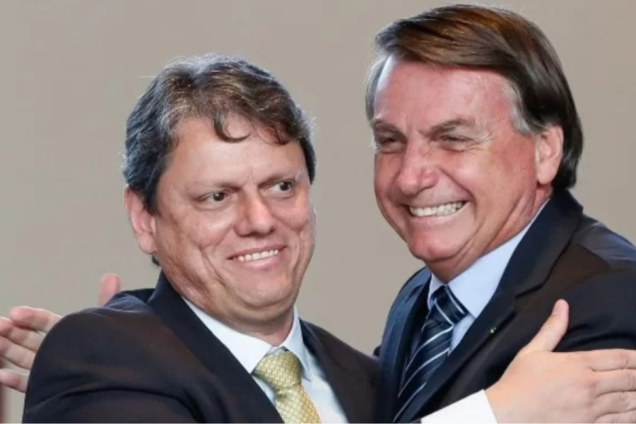Tensão Bolsonaro x Tarcísio