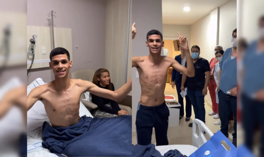 Luva de Pedreiro recebe alta